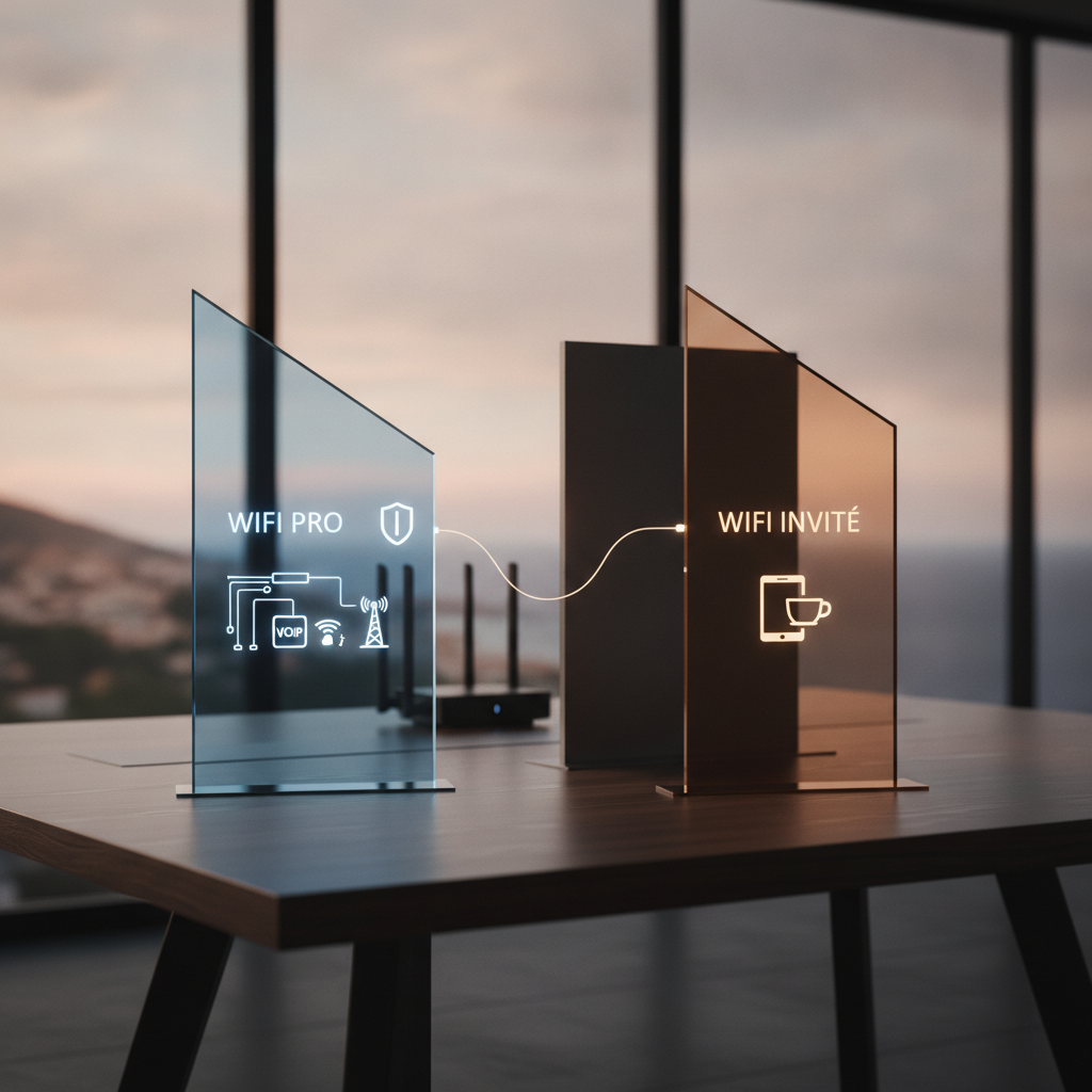 Pourquoi séparer wifi pro et wifi invité